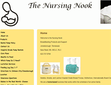 Tablet Screenshot of nursingnook.com